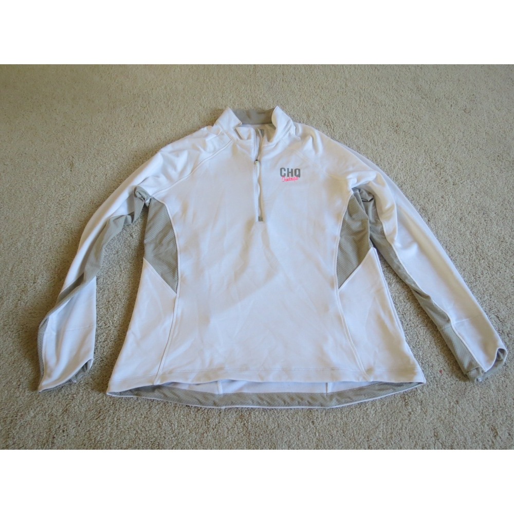 Womens Under Armour ColdGear White Jacket XL Semi-Fitted CHQ Chautauqua